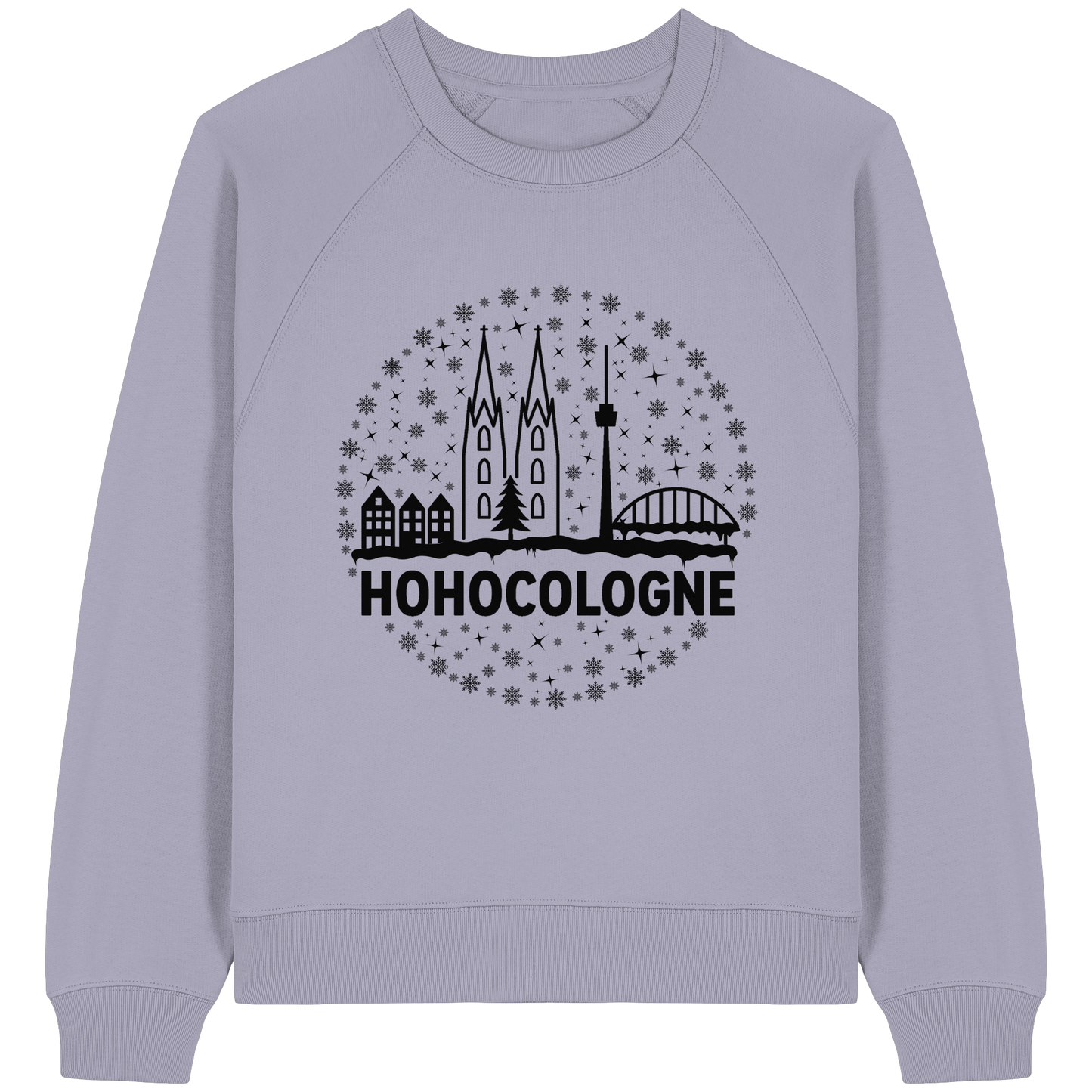 HOHOCologne Druck - Womens Organic Raglan Sweatshirt